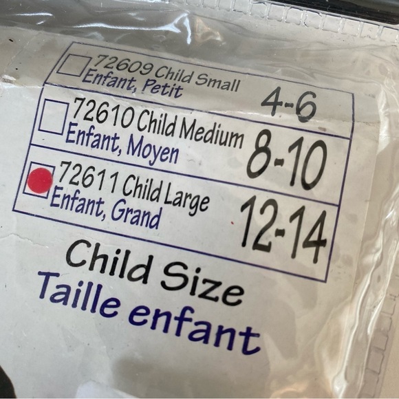 NEW Kids Skeleton Reaper Hooded Robe Costume Lids Size Large - Picture 3 of 6